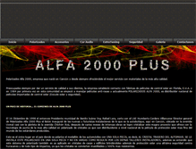 Tablet Screenshot of alfa2000plus.com